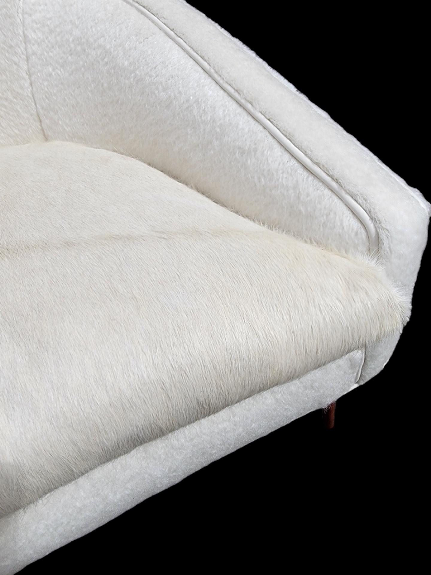 MCM Lawrence Peabody Low Barrel Back Lounge Chair Newly Upholstered

This Mid Century Modern Lawrence Peabody living room chair is newly upholstered in a shaggy natural sheep's wool. The down filled seat cushion is extra unique with its hair on