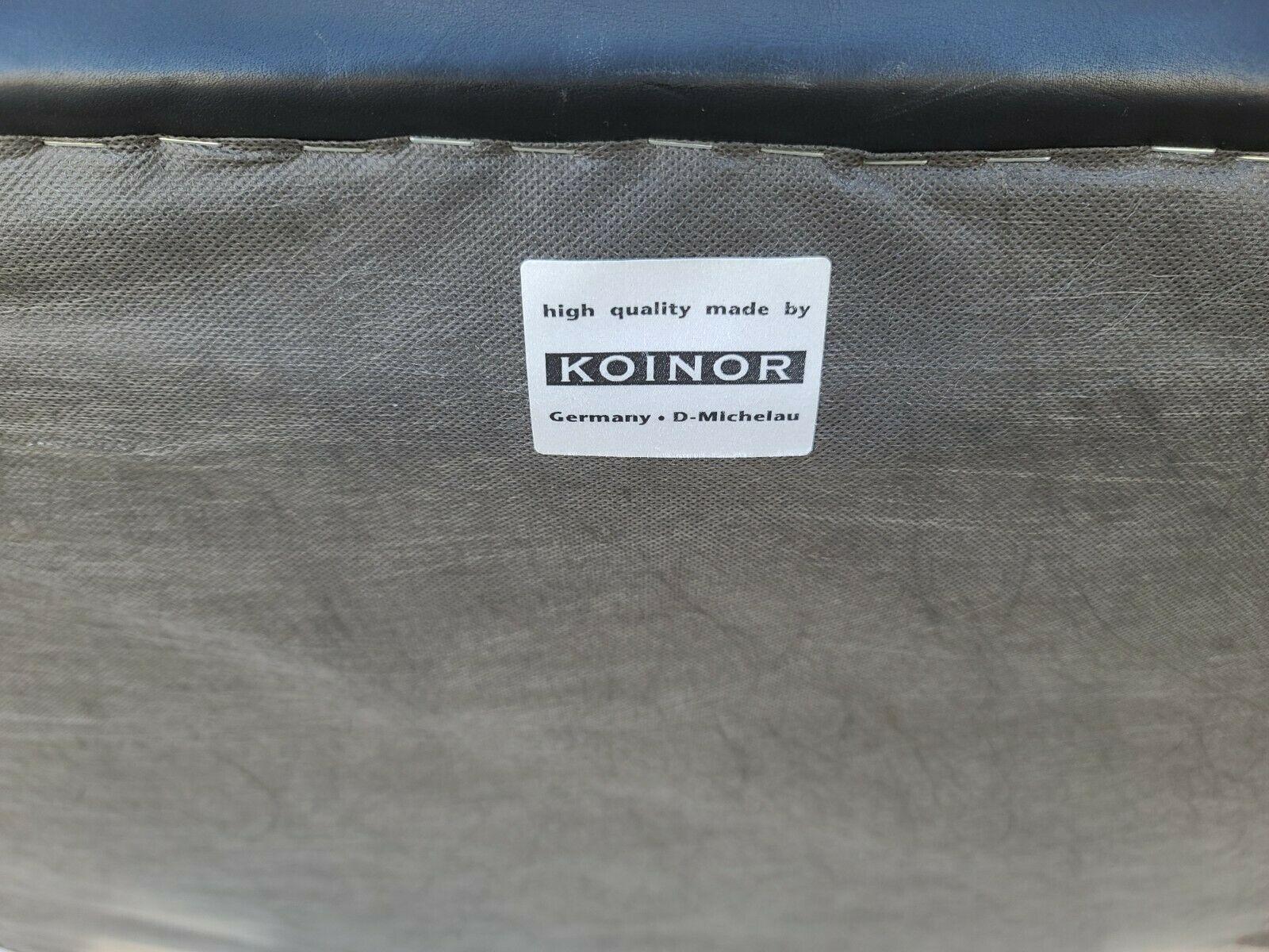 MCM Leather Black Sofa by Koinor Germany 5