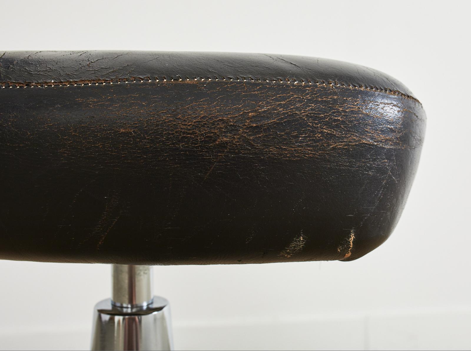 MCM Leather Barch Chair von George Nelson für Herman Miller im Angebot 2