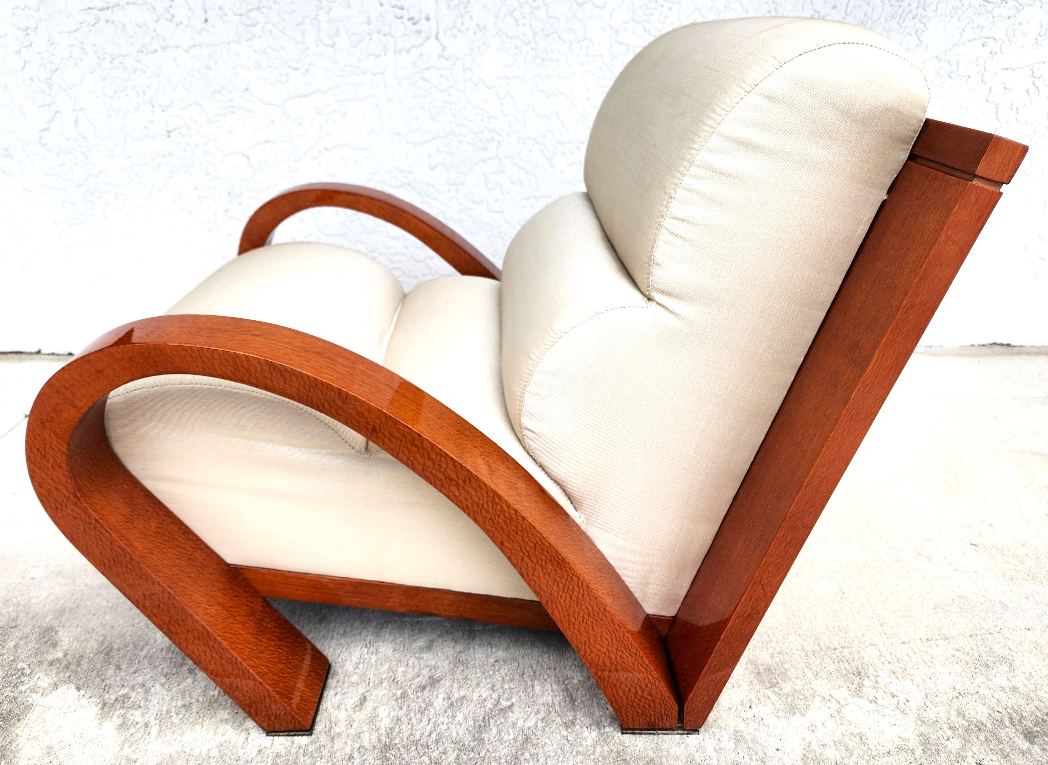 MCM Lounge Chair Enrique Garcel Jaime Perszek In Good Condition For Sale In Lake Worth, FL
