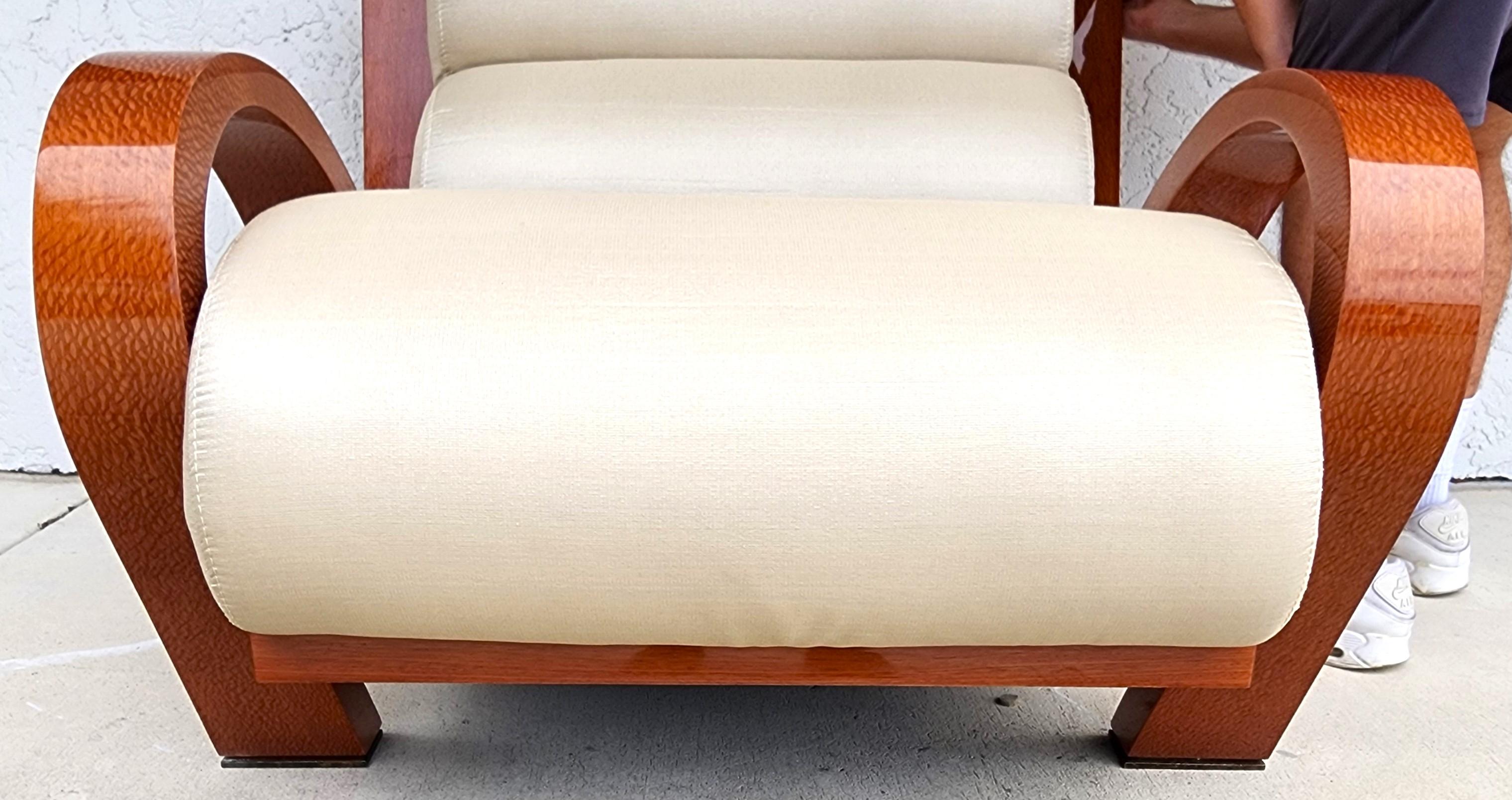 Cotton MCM Lounge Chair Enrique Garcel Jaime Perszek For Sale