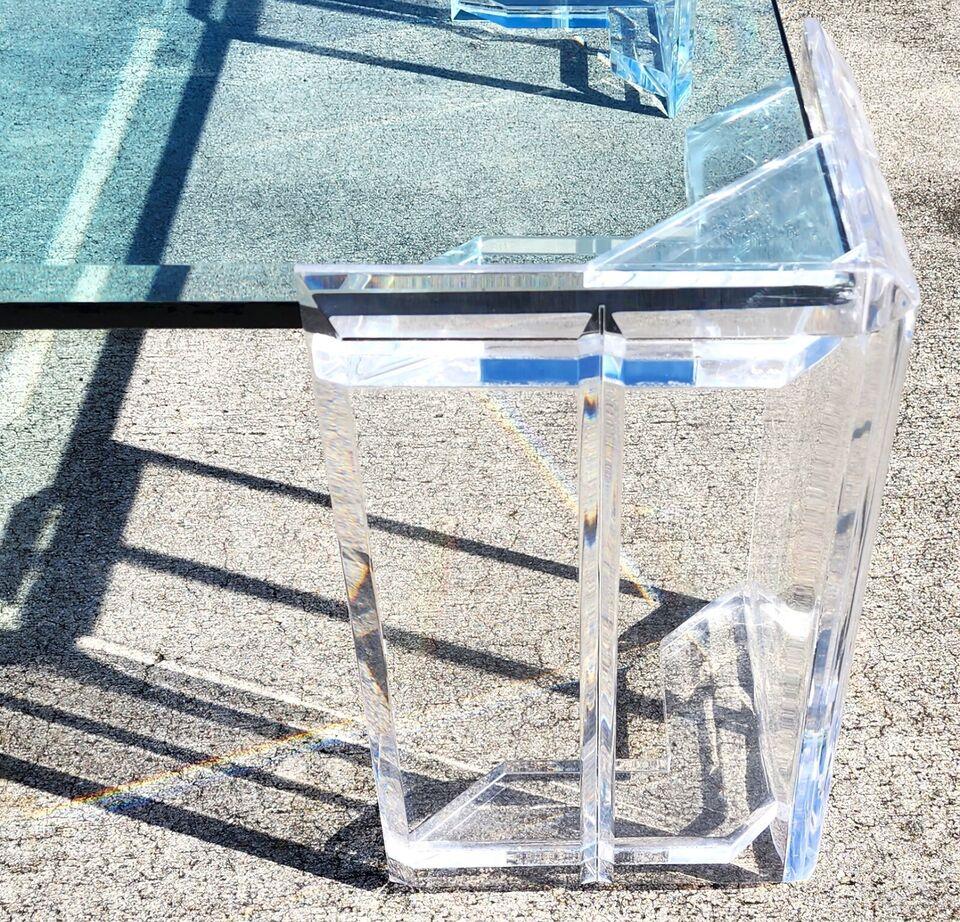 20th Century MCM Lucite Cocktail Table 1970s For Sale