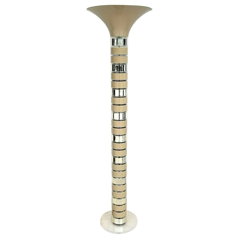Lampada da terra MCM Lucite Torchiere di Optique