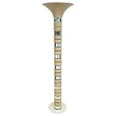 MCM Lucite Torchiere Floor Lamp by Optique
