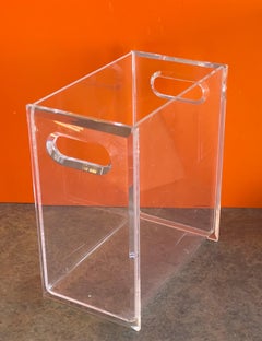 MCM Lucite Wastebasket