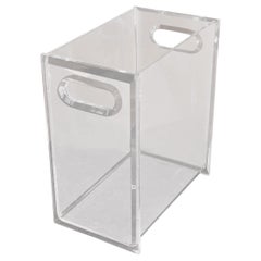 MCM Lucite Wastebasket