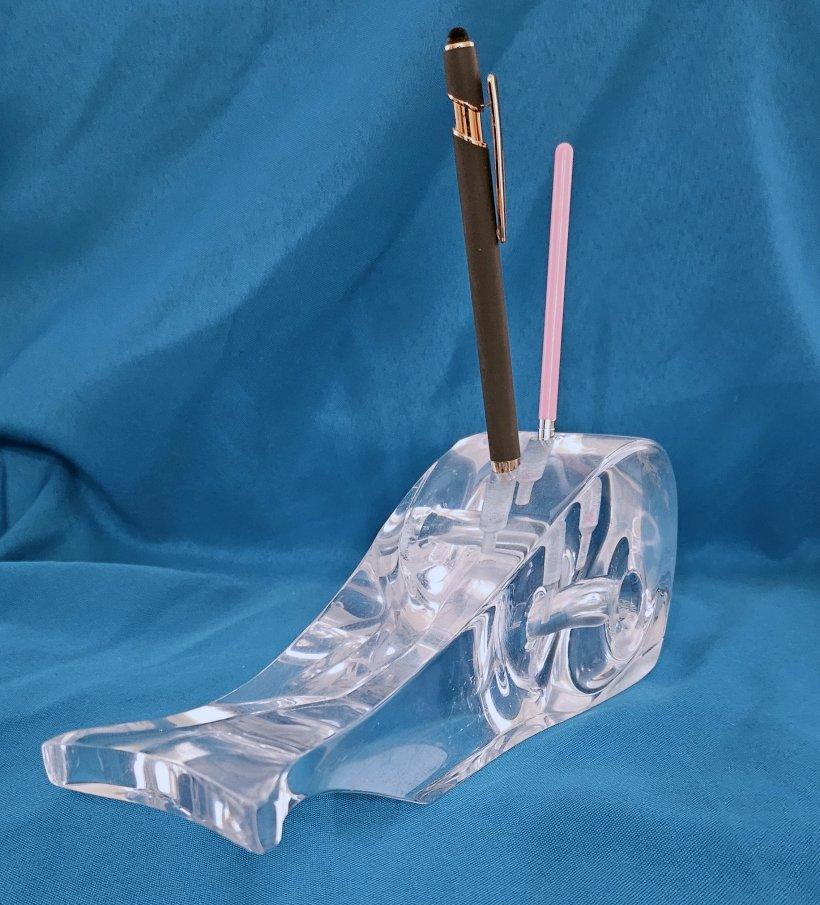 Altro Scultura funzionale di MCM in lucite per scrivania o vanità di Ritts in vendita