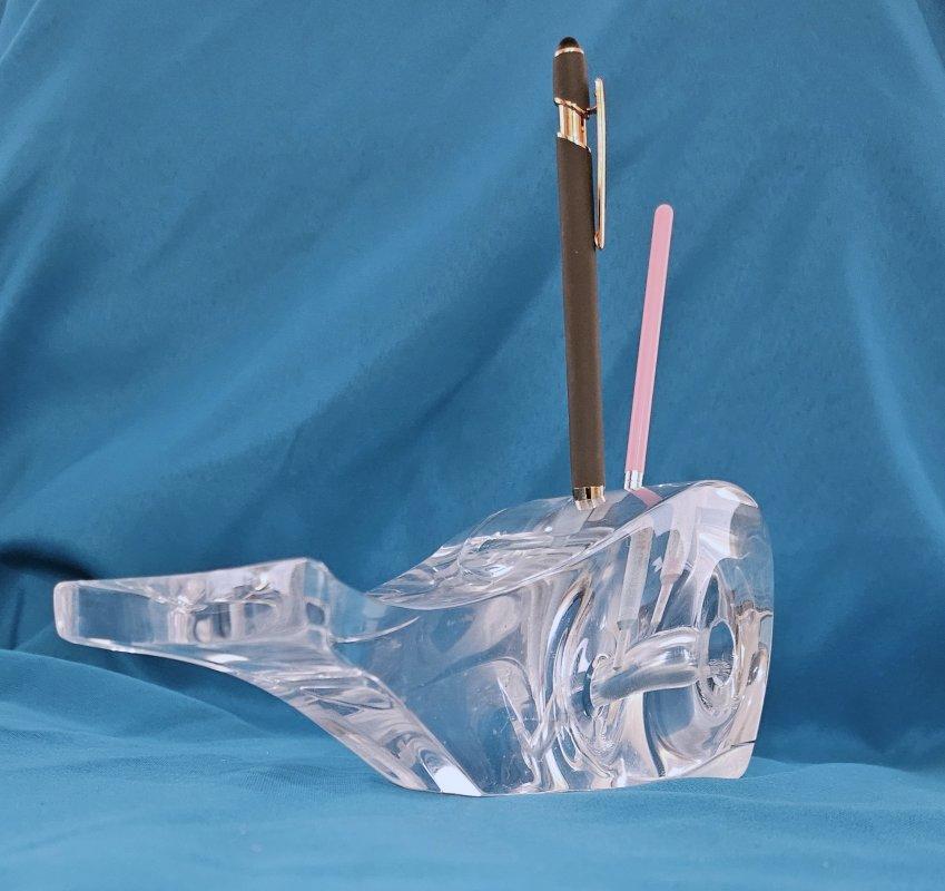 Scultura funzionale di MCM in lucite per scrivania o vanità di Ritts In condizioni buone in vendita a Warrenton, OR