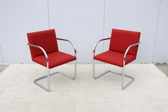 Sillas de estilo tubular MCM Ludwig Mies van der Rohe Brno de Gordon, un par