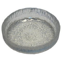 MCM "Lunaria" Full Lead Crystal Bowl by Tapio Wirkkala for Skruf of Sweden