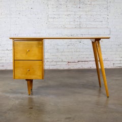 MCM Escritorio de estudiante de arce nº 1560 Planner Group para Winchendon de Paul McCobb