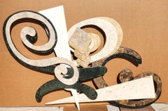 MCM Marquis of Beverly Hills Tessellated Stone Wall Sculpture Large 60"