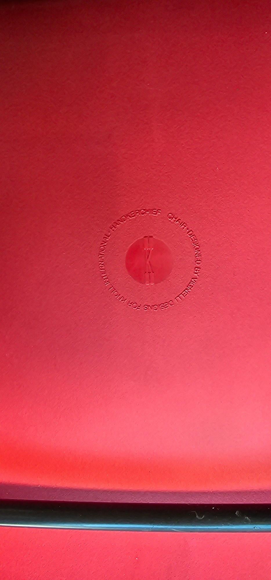 MCM Massimo & Lella Vignelli für Knoll Internat Handtaschentuchstühle - 4er-Set (20. Jahrhundert) im Angebot