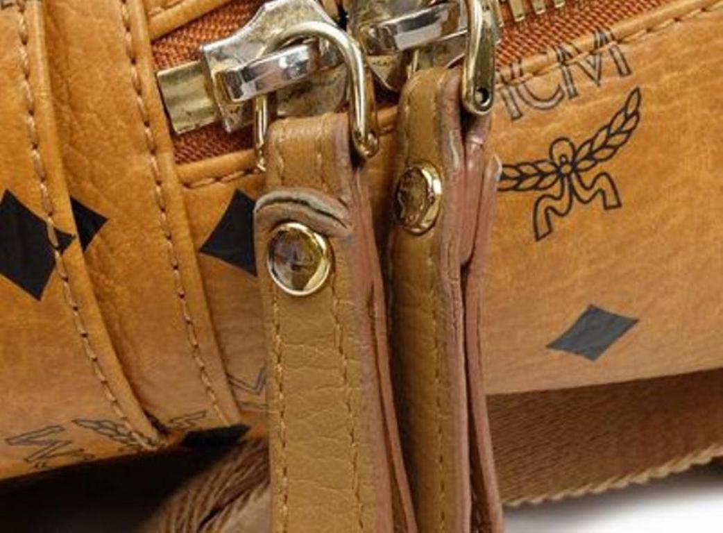 MCM Mc Mini-219718 Brown Leather Backpack 2