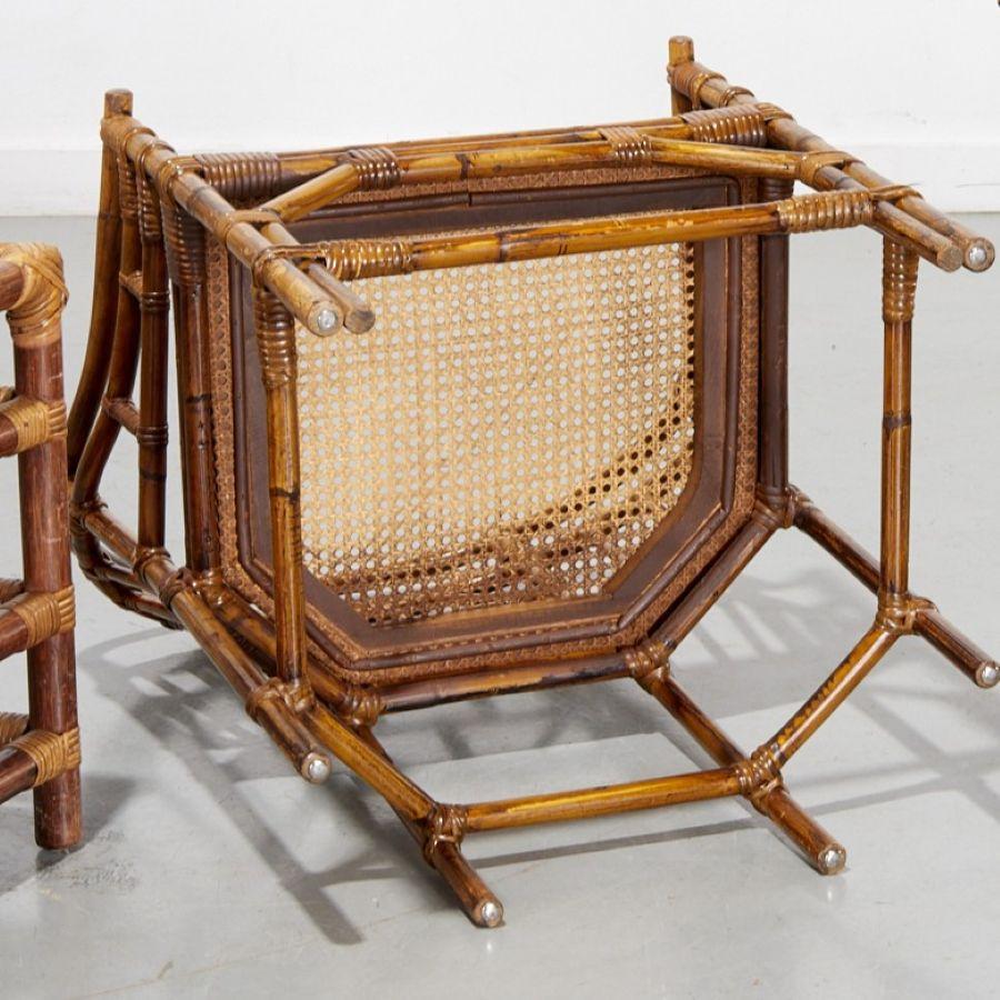 Ensemble de salon en bambou Brighton Pavilion de MCM, Billy Baldwin Provenance en vente 1