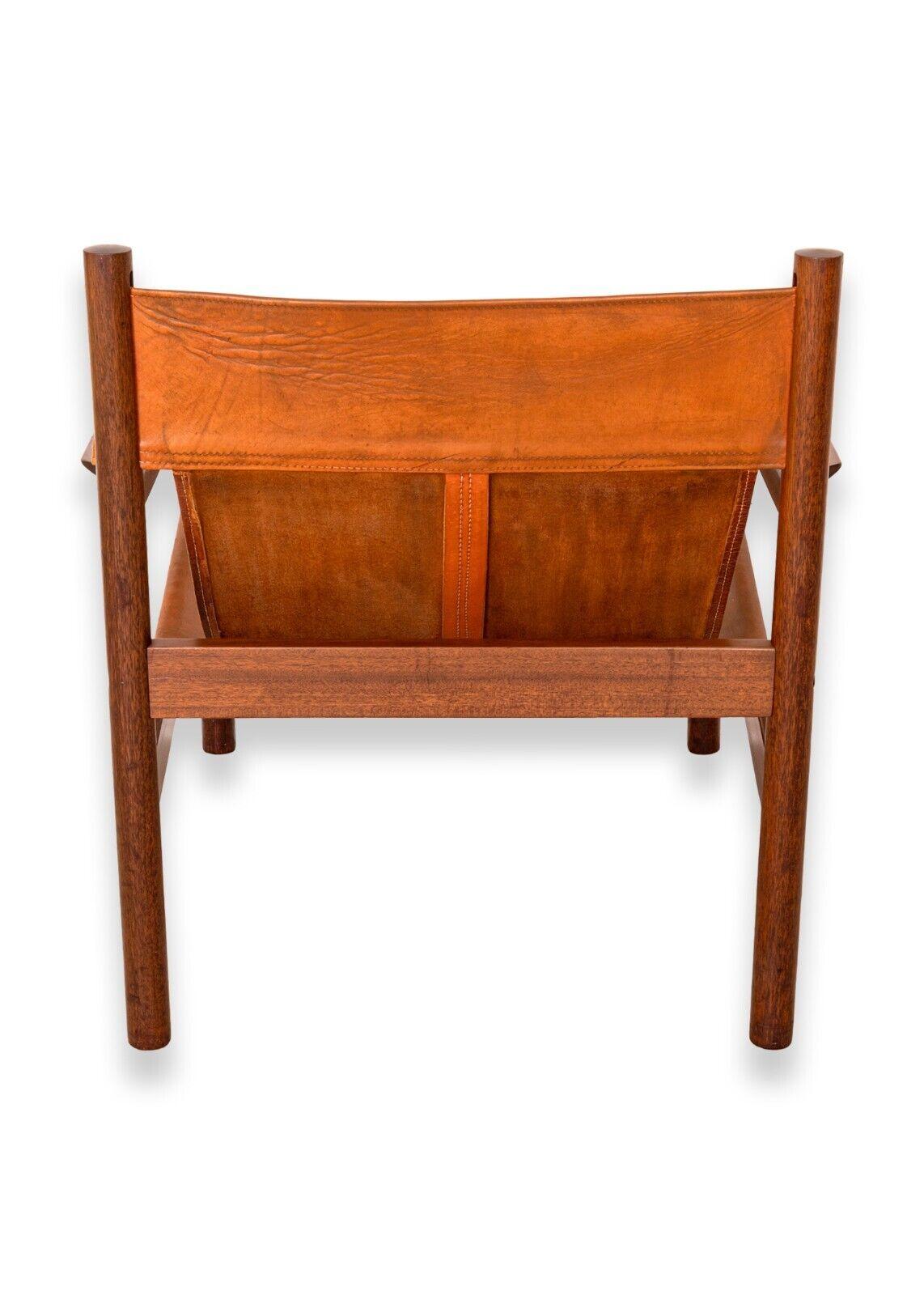 Mid-Century Modern MCM Michel Arnoult for Mobilia Contemporanea Roxinho Sling Lounge Chair