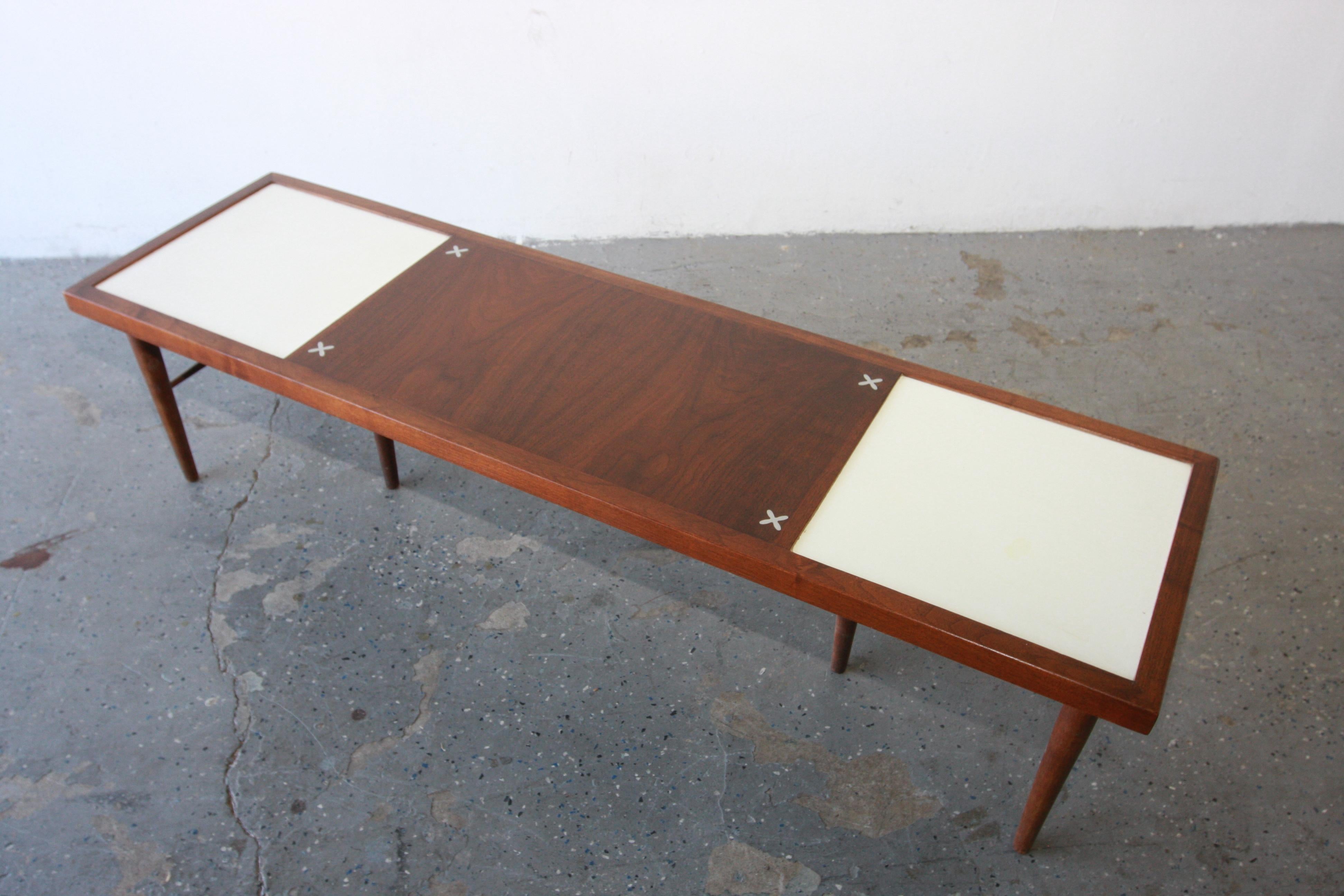 Mid-20th Century MCM Mid Century Merton Gershun for American of Martinsville Coffee Table For Sale