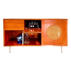 MCM Mid Century Modern Stereo Console George Nelson for Herman Miller, Working