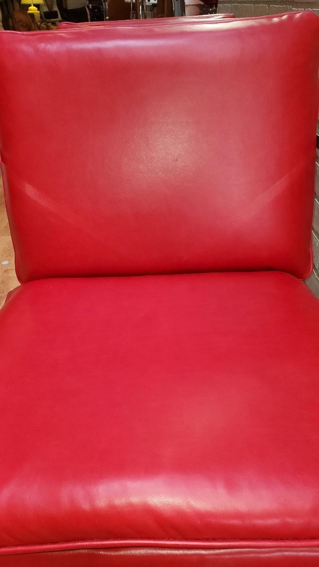 Américain Chaises à structure chromée MCM Milo Baughman nouvellement recouvertes de cuir - Paire de 2