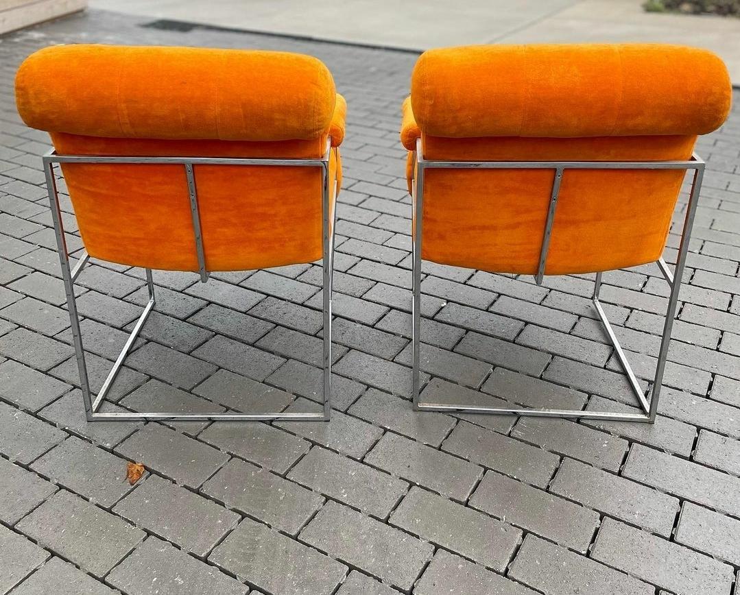 Mid-Century Modern MCM Milo Baughman Lounge Chairs For Sale