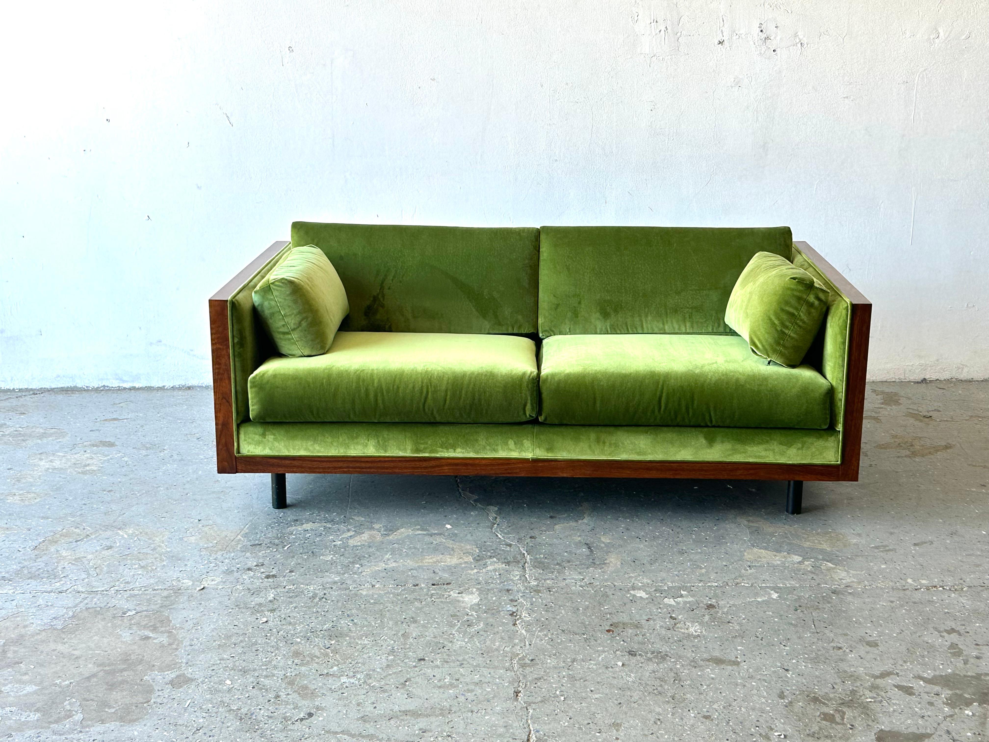 mcm green couch