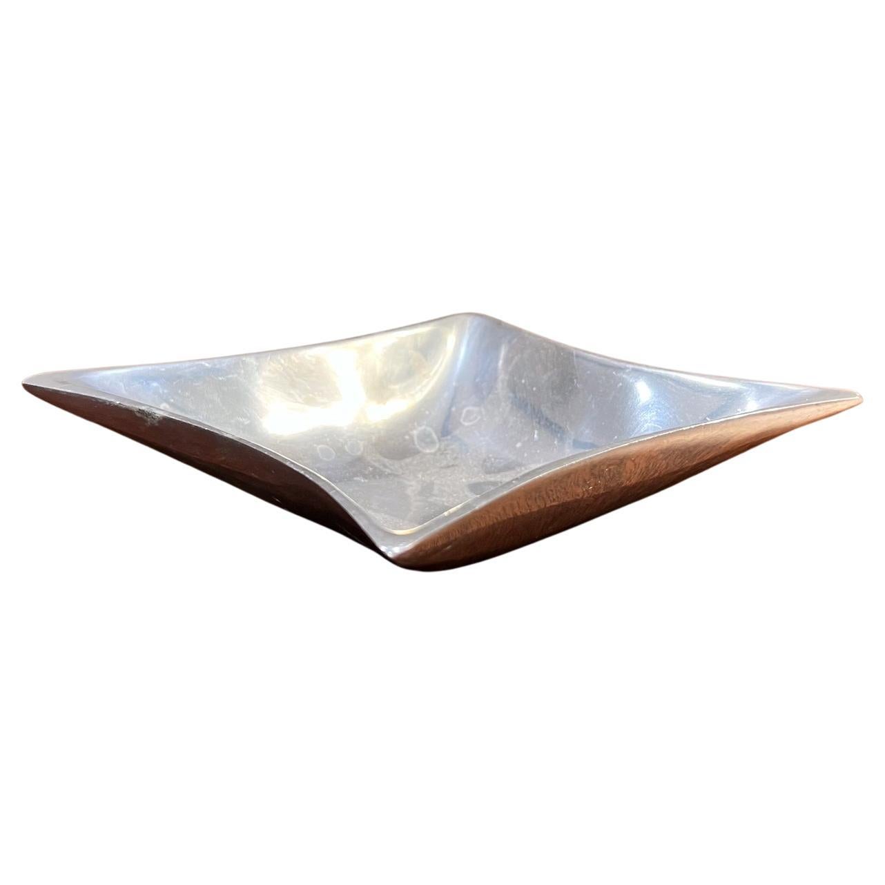 MCM Modern Diamond Dish Aluminum For Sale