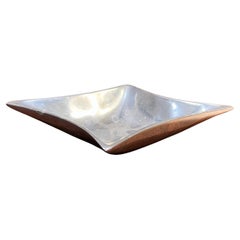 MCM Modern Diamond Dish Aluminum