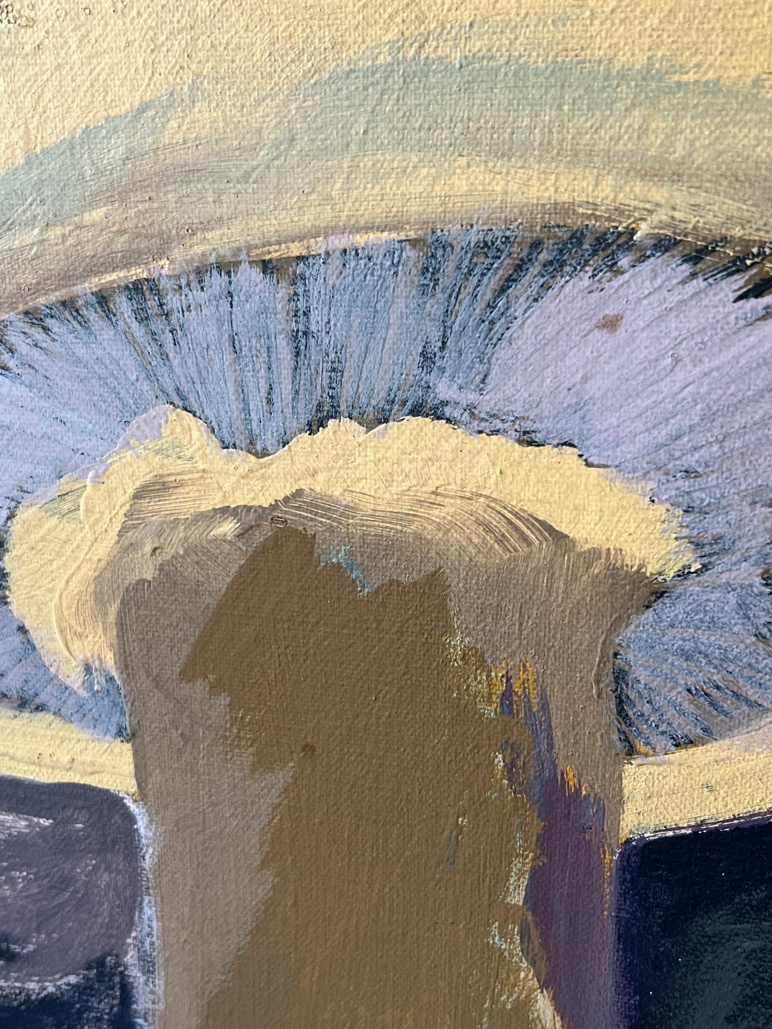 MCM Modern Painting LEE REYNOLDS Vanguard Studios MAGIC MUSHROOM FOREST 1960's In Good Condition In St.Petersburg, FL