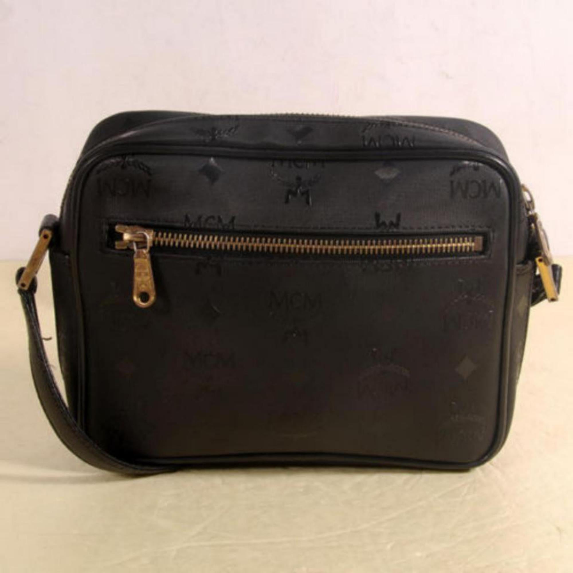 mcm nylon crossbody bag