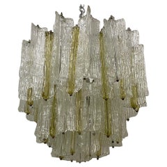 Lampadario MCM in vetro di Murano di Toni Zuccheri per Venini, Italia, 1970 ca.