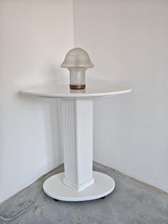 MCM Mushroom Glass Table Lamp by Peill & Putzler, Germany 1970s
