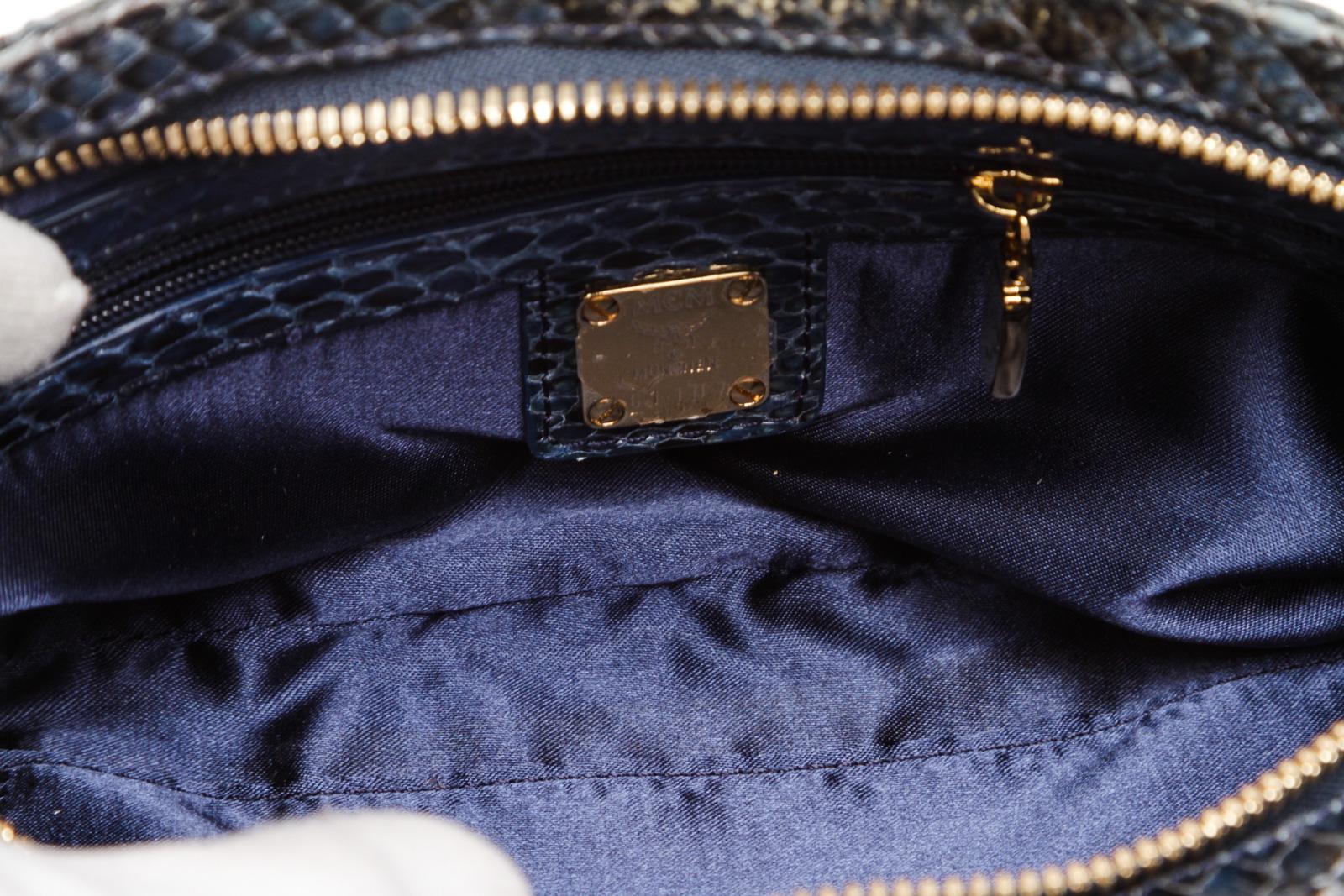 navy snakeskin clutch bag