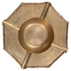 Cenicero octogonal de latón MCM