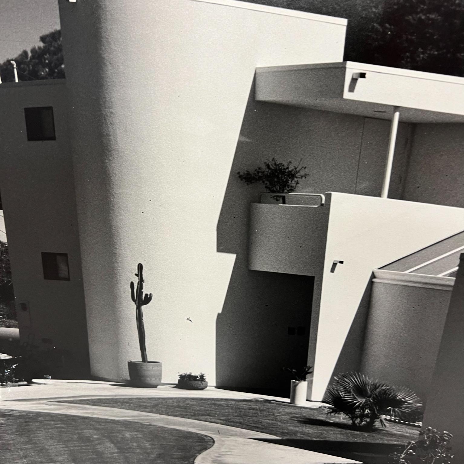 Mid-20th Century MCM Old Black & White Photograph Art #3 Modern Home