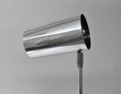 MCM - OMI Chrome and Marble Adjustable Floor Lamp Koch & Lowy