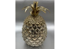 MCM Over-sized Mauro Manetti Vintage Goldtone Pineapple Form Ice Bucket