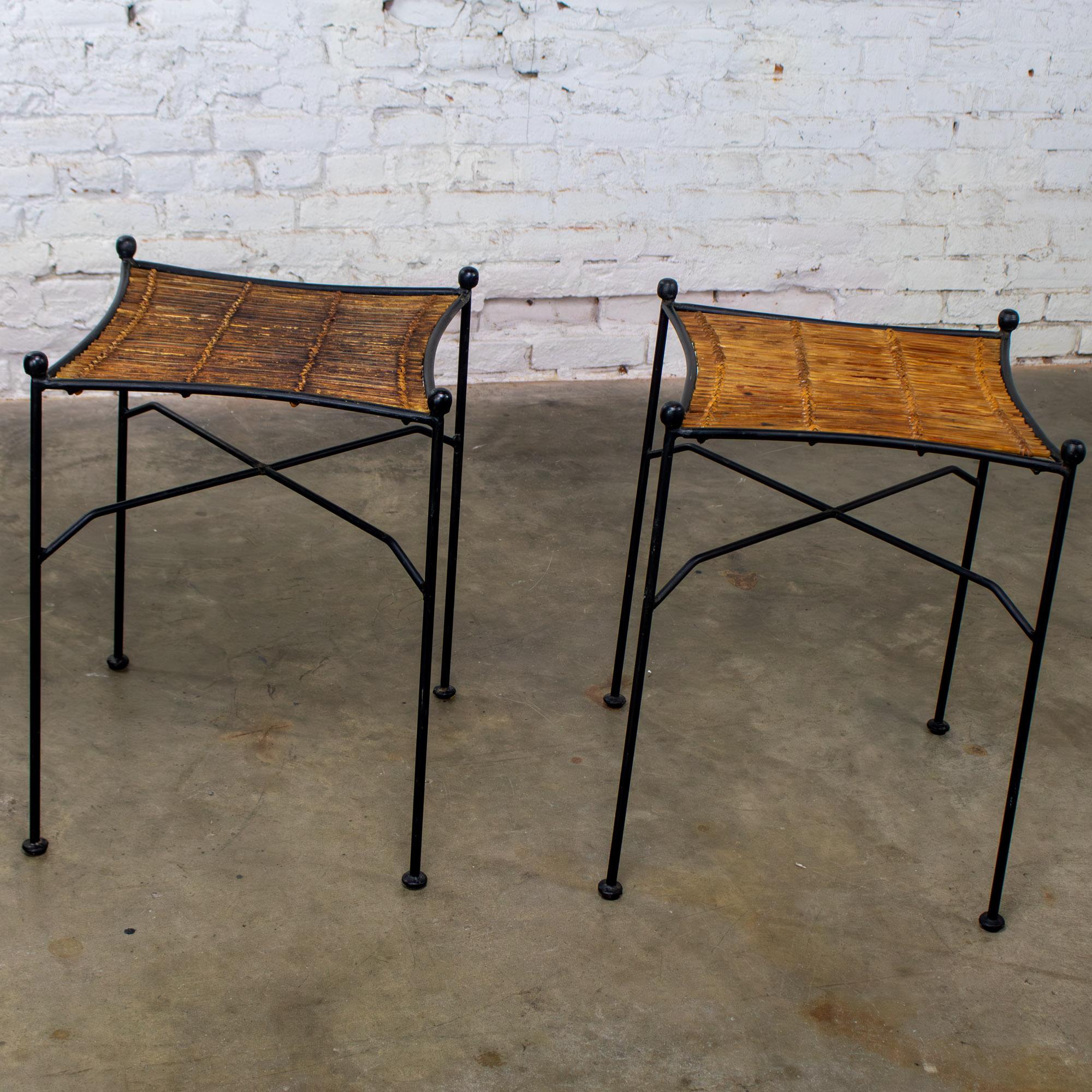 MCM Pair End Tables Attr. Pipsan Saarinen Swansen for Ficks Reed Sol-Air Line For Sale 8
