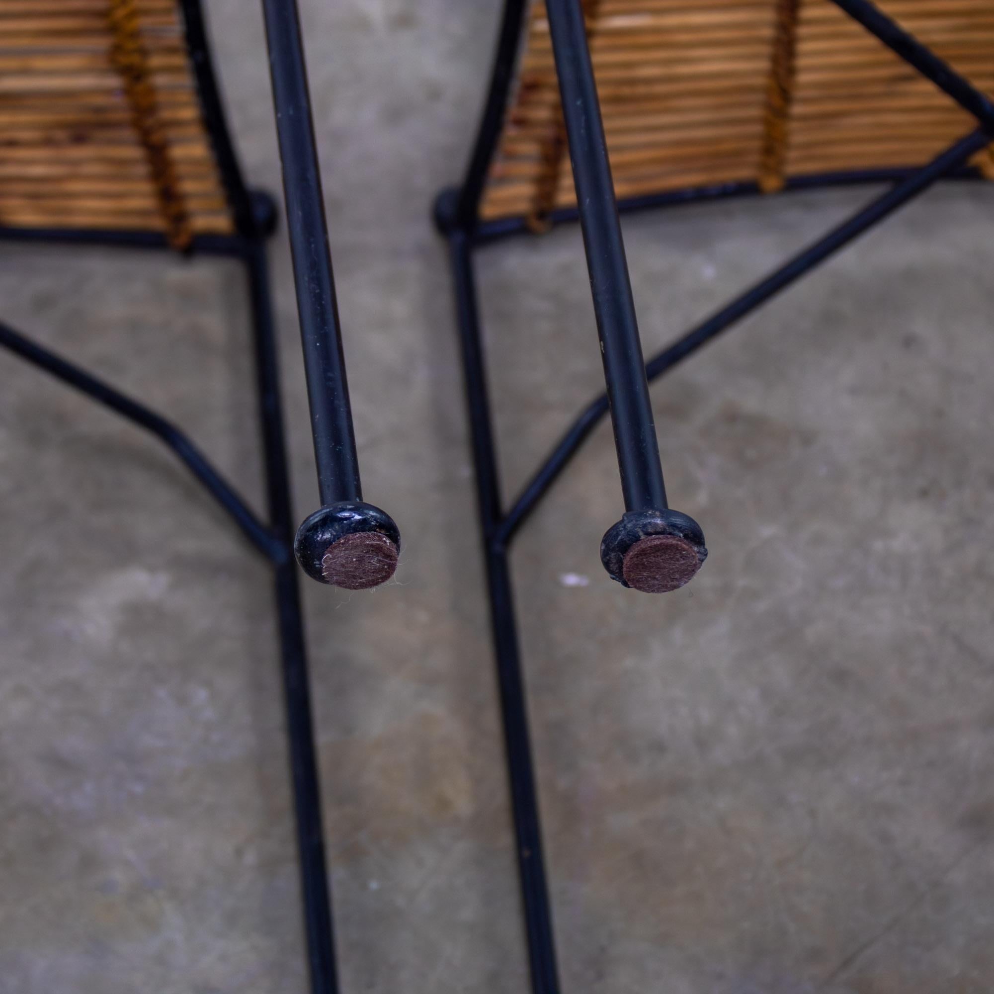 MCM Pair End Tables Attr. Pipsan Saarinen Swansen for Ficks Reed Sol-Air Line For Sale 2