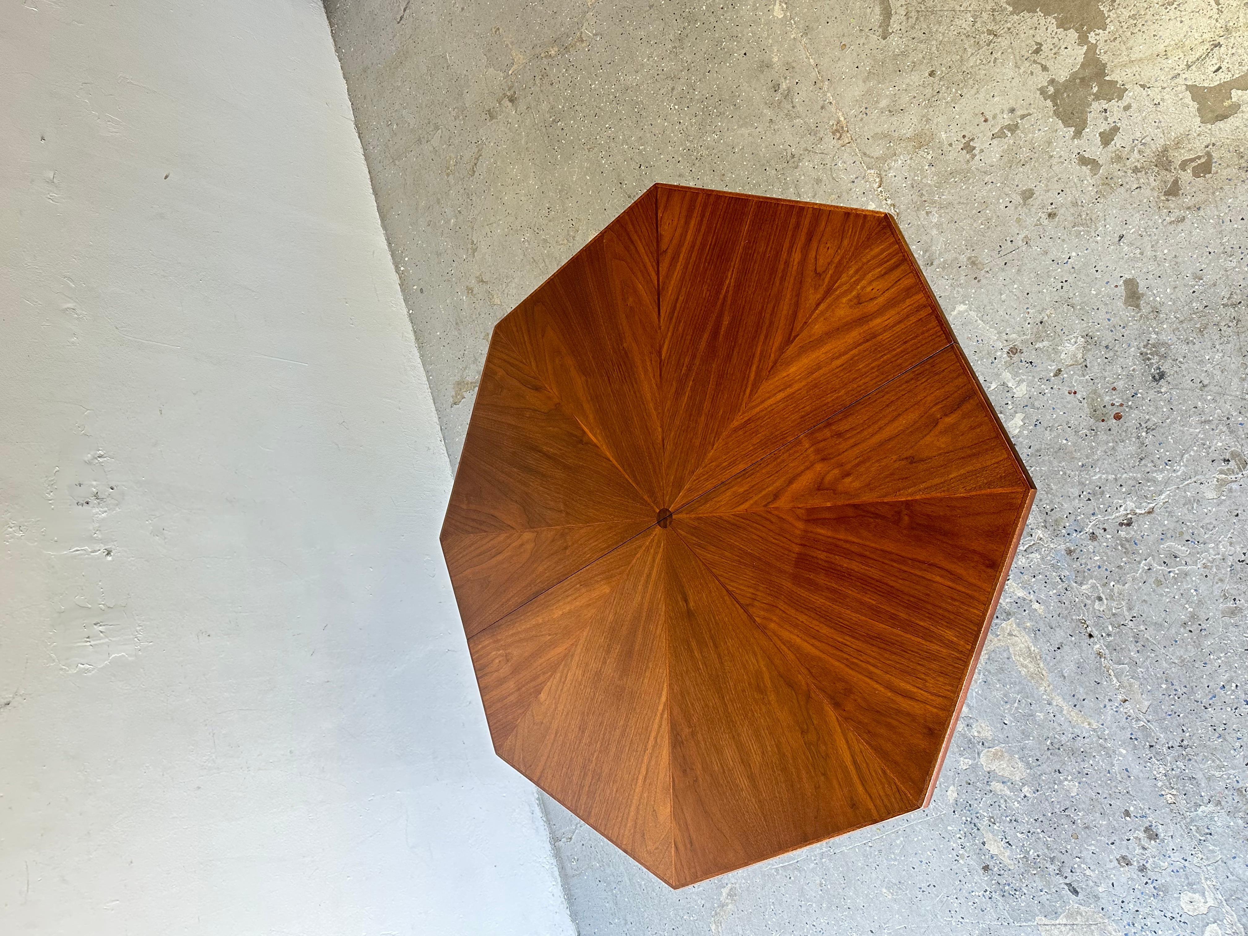 MCM Pedestal Masterpiece Dining Table Inlaid Rosewood & Leafs Walter Wabash Dining Table Inlaid Rosewood & Leafs

This is one stunning table by Walter Wabash with Rosewood inlaid accents.Gorgeous pedestal. Beautifully restored. Table is in the