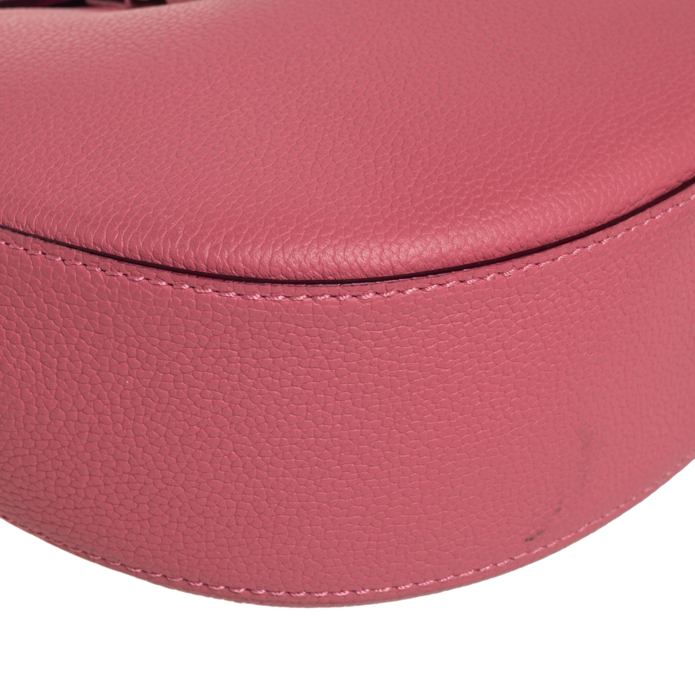 MCM Pink Leather Patricia Hobo 1