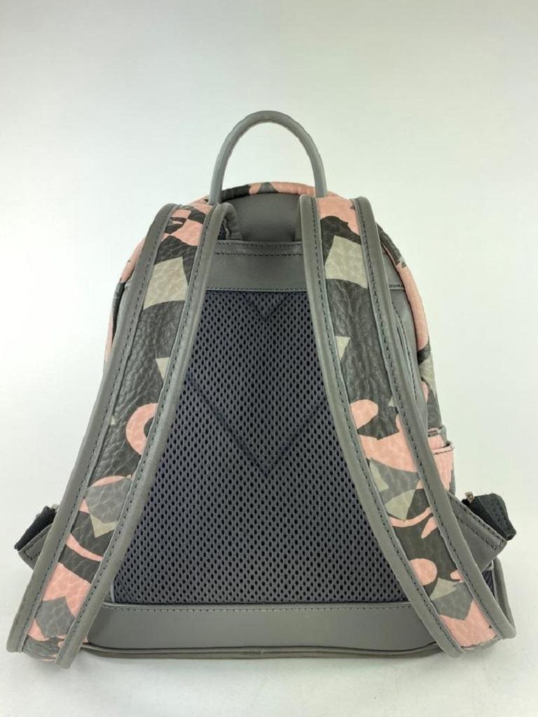 Women's MCM Pink Lion Camo Mini Stark Backpack 6MCM1022
