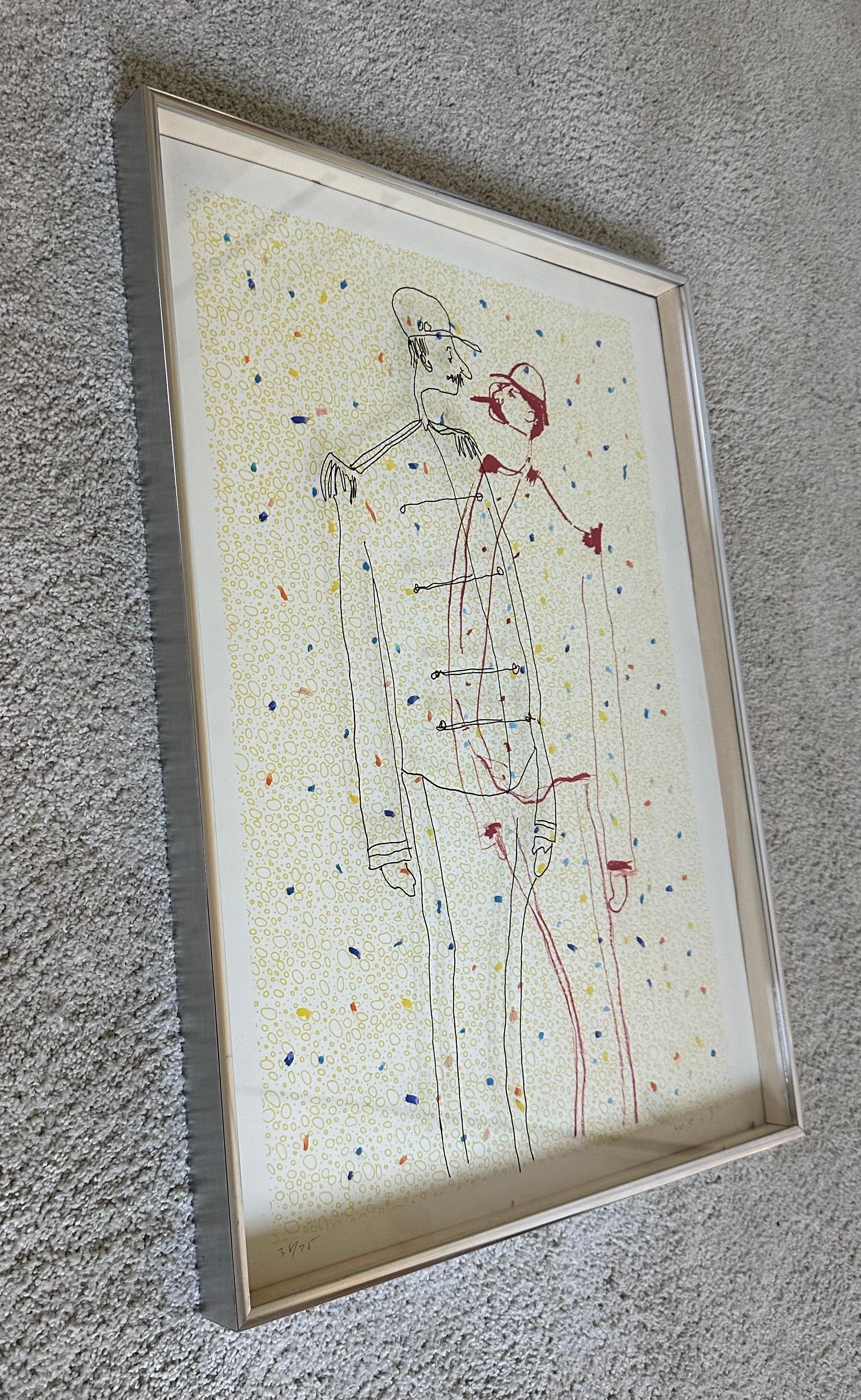 MCM Pop Art Shadowbox Lithographie von Robert Weil, limitierte Auflage (Moderne der Mitte des Jahrhunderts) im Angebot