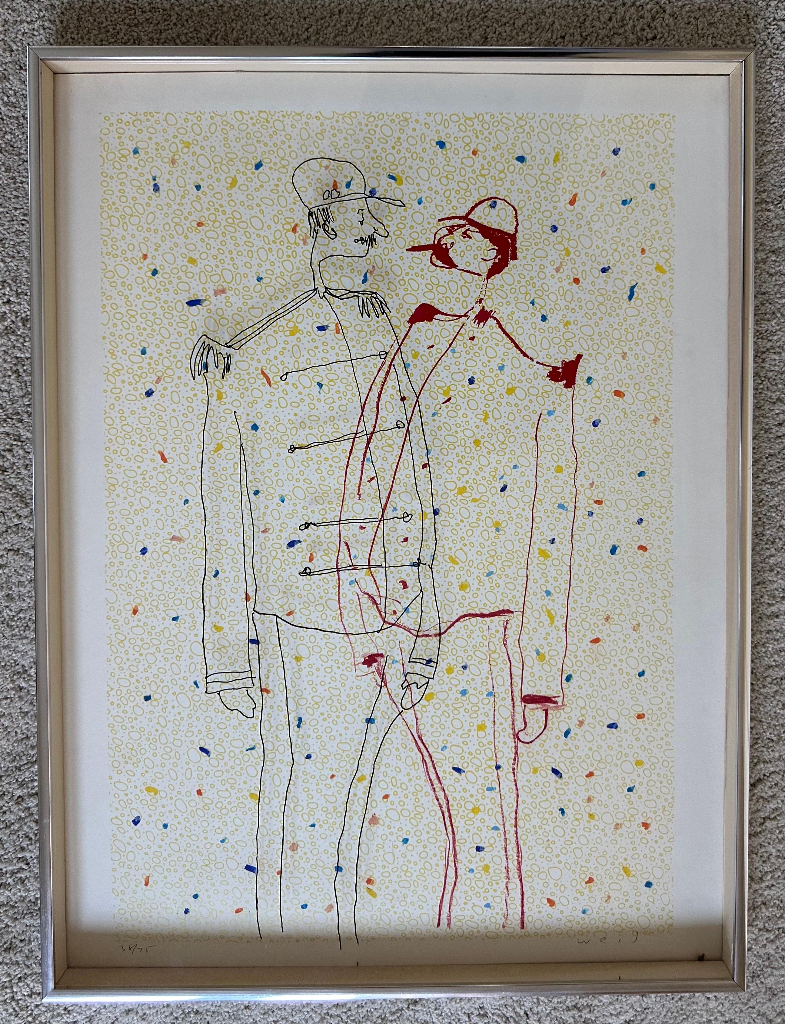 MCM Pop Art Shadowbox Lithographie von Robert Weil, limitierte Auflage (Metall) im Angebot