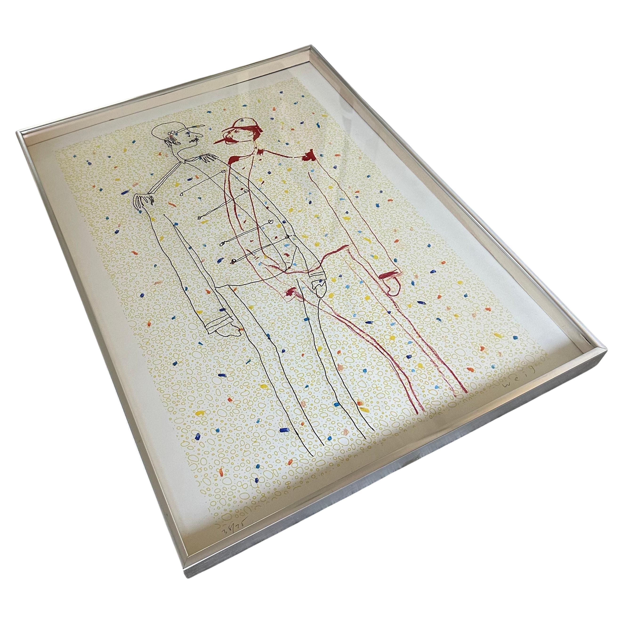 MCM Pop Art Shadowbox Litografia in edizione limitata di Robert Weil