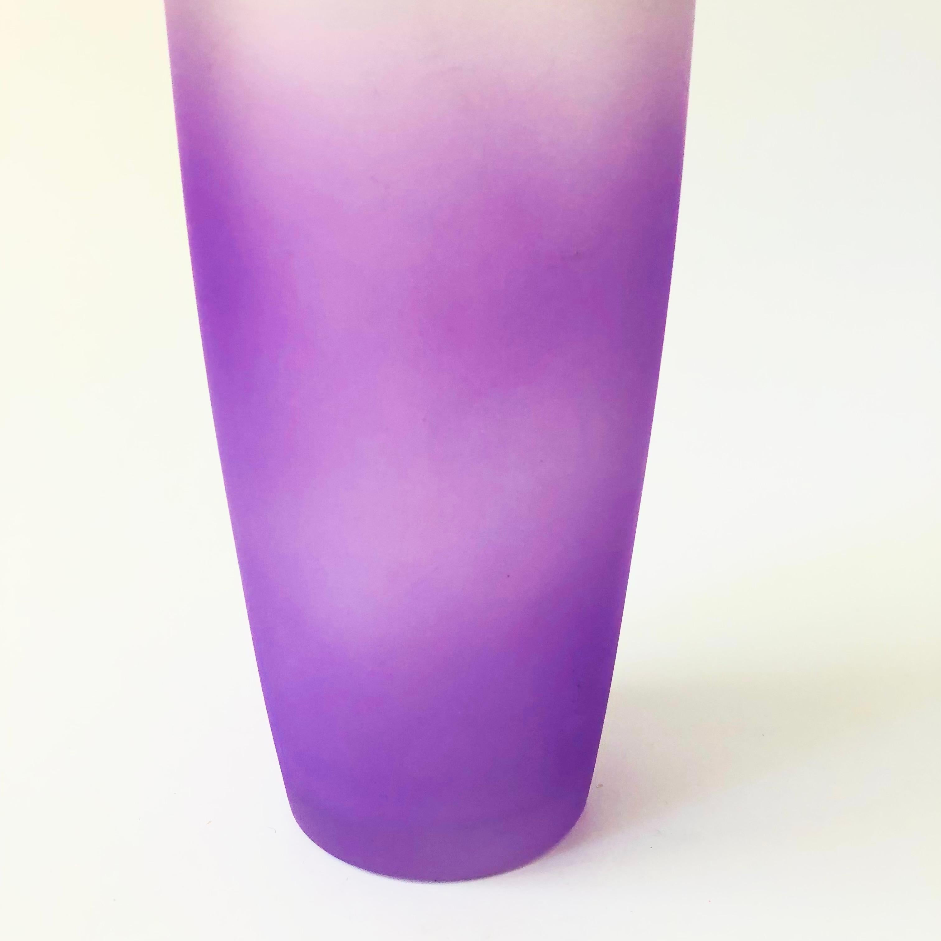 MCM Purple Blendo Glass Cocktail Shaker In Good Condition In Fairfield, CA