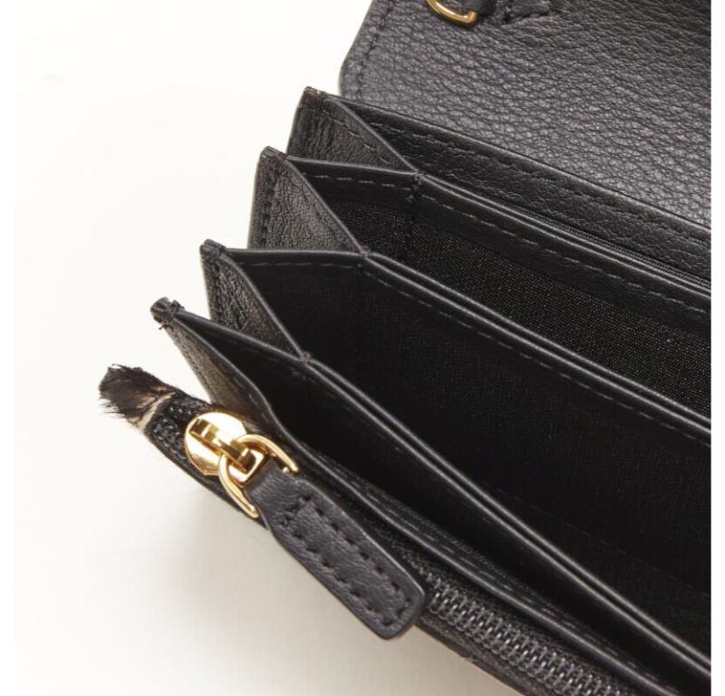 MCM red leopard gold studded flap cardholder micro crossbody chain bag For Sale 1