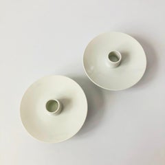 MCM Rosenthal Porcelain Candle Holders - Set of 2