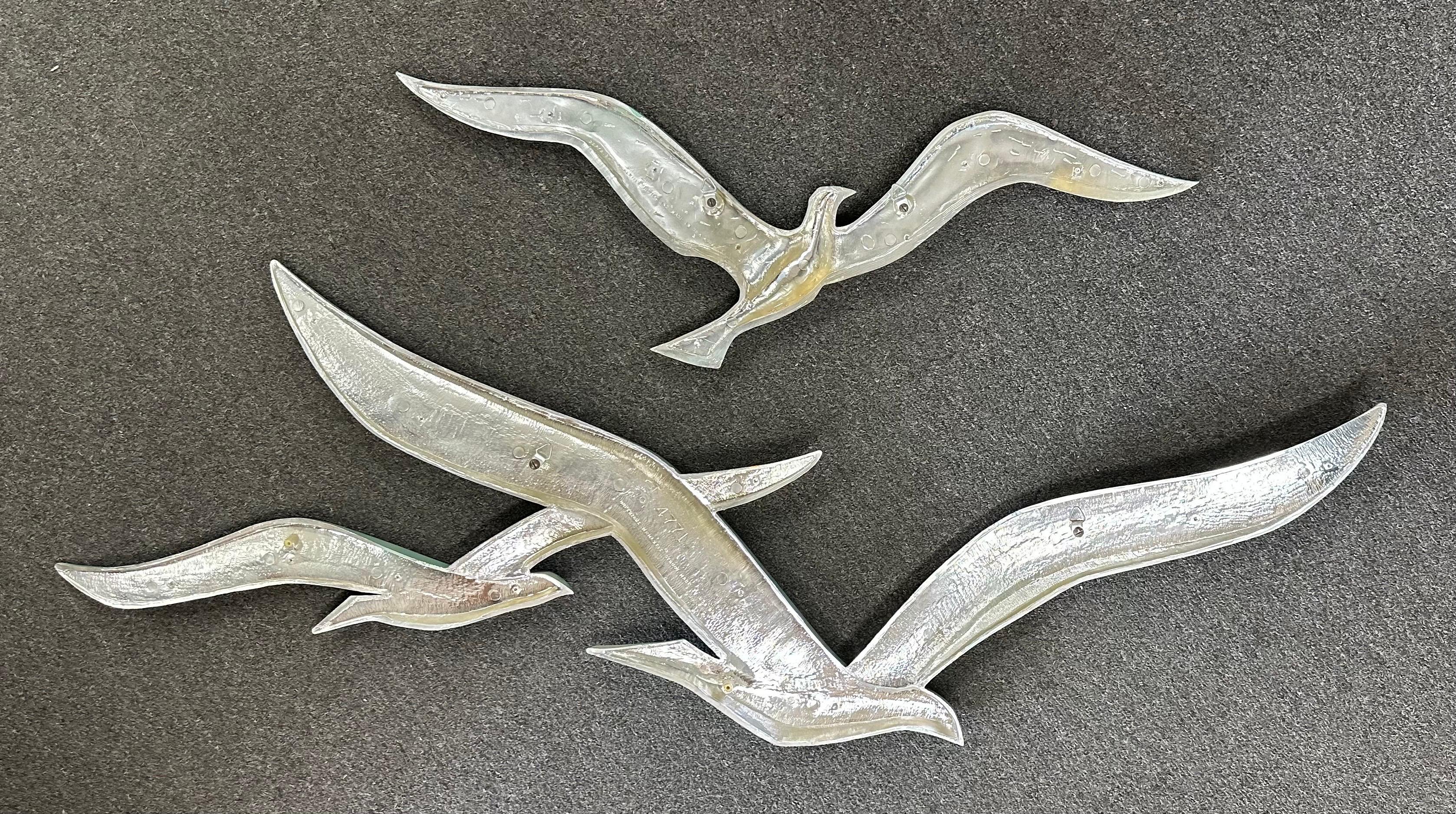 MCM Seagulls / Birds Two-Piece Wall Sculpture‏ For Sale 1