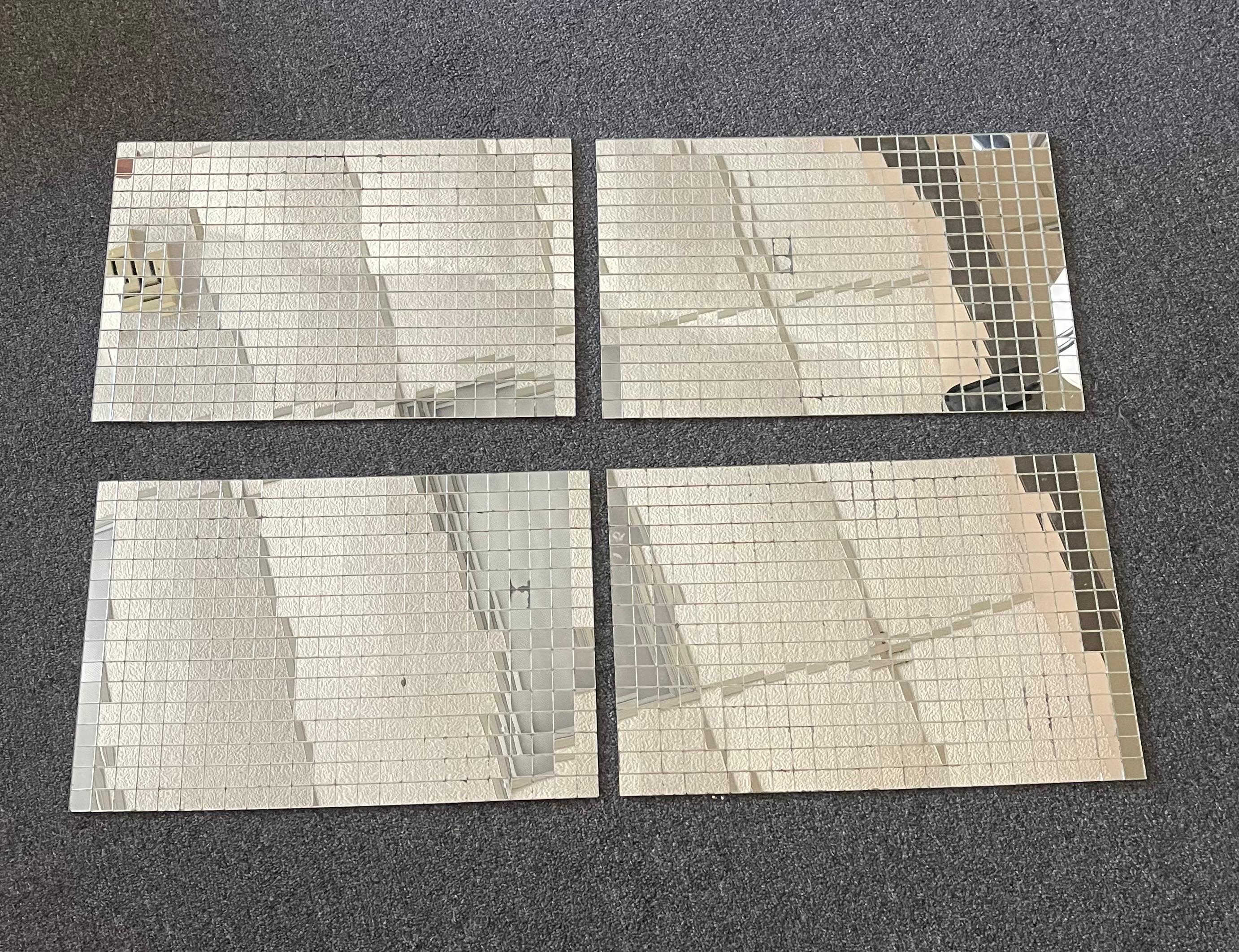 MCM Set of Four Mosaic Mirrored Placemats by Tomorrow Designs 10