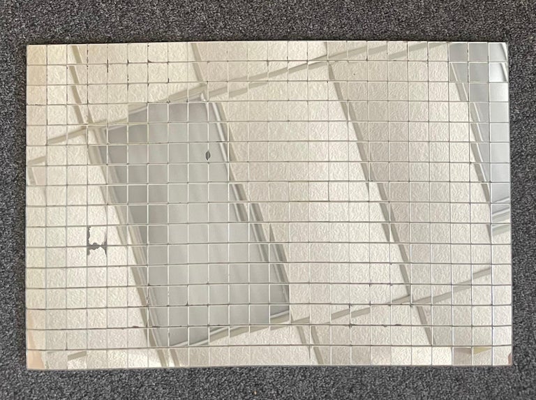 MCM Set of Four Mosaic Mirrored Placemats by Tomorrow Designs For Sale